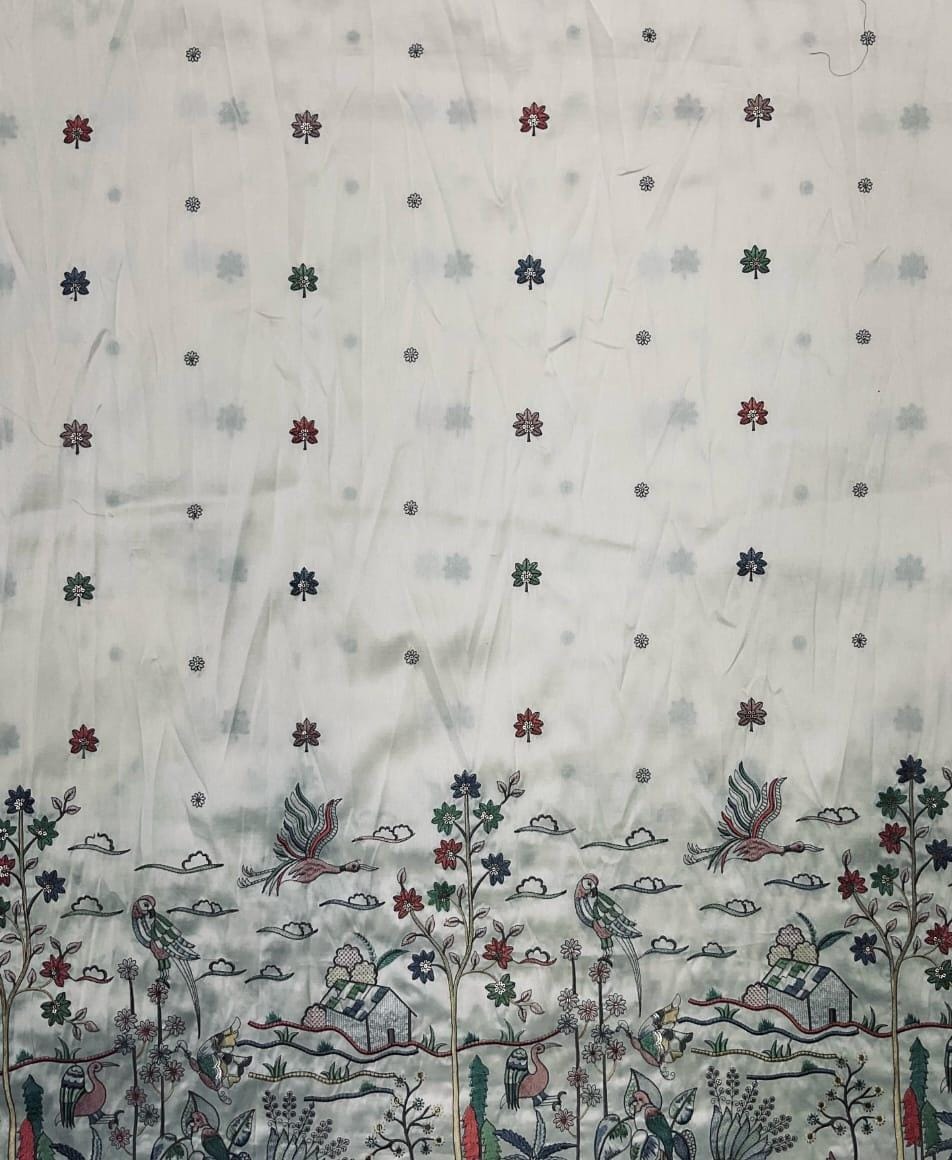 Silk Ethnic Wear Fabric 001